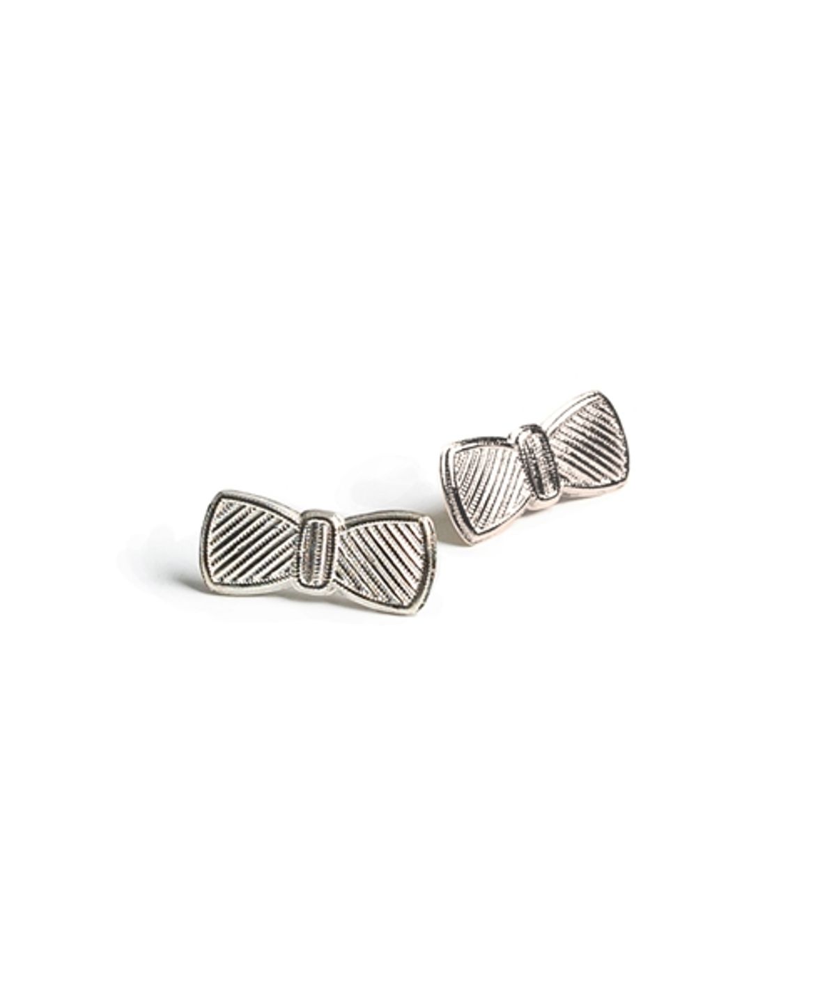 봉보(BONBEAU) Morris bowtie silver gold pin Earrings 모리스 보타이 925실버 골드 은침 귀걸이