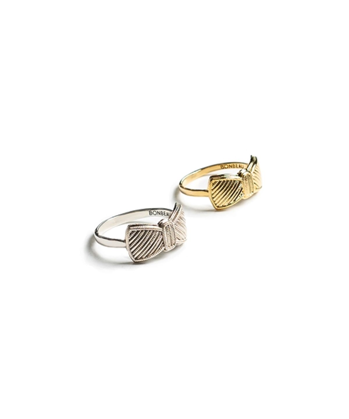 봉보(BONBEAU) Morris bowtie silver gold Ring 모리스 보타이 925실버 골드 반지