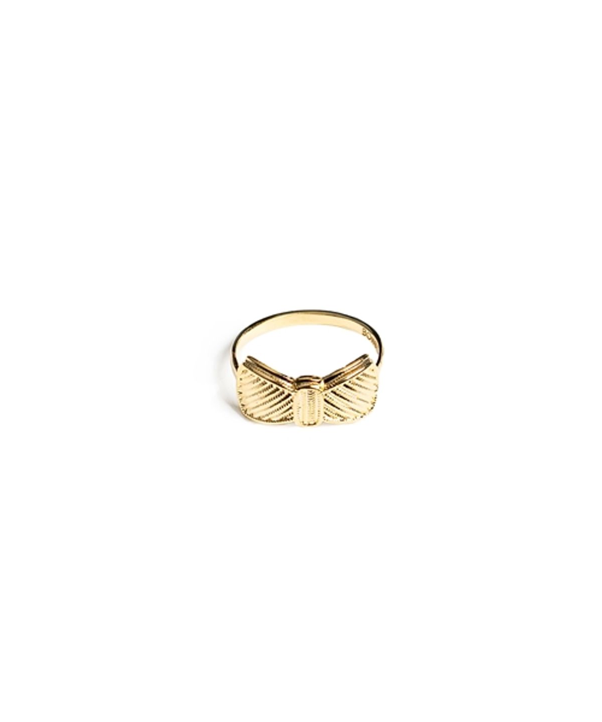 봉보(BONBEAU) Morris bowtie silver gold Ring 모리스 보타이 925실버 골드 반지
