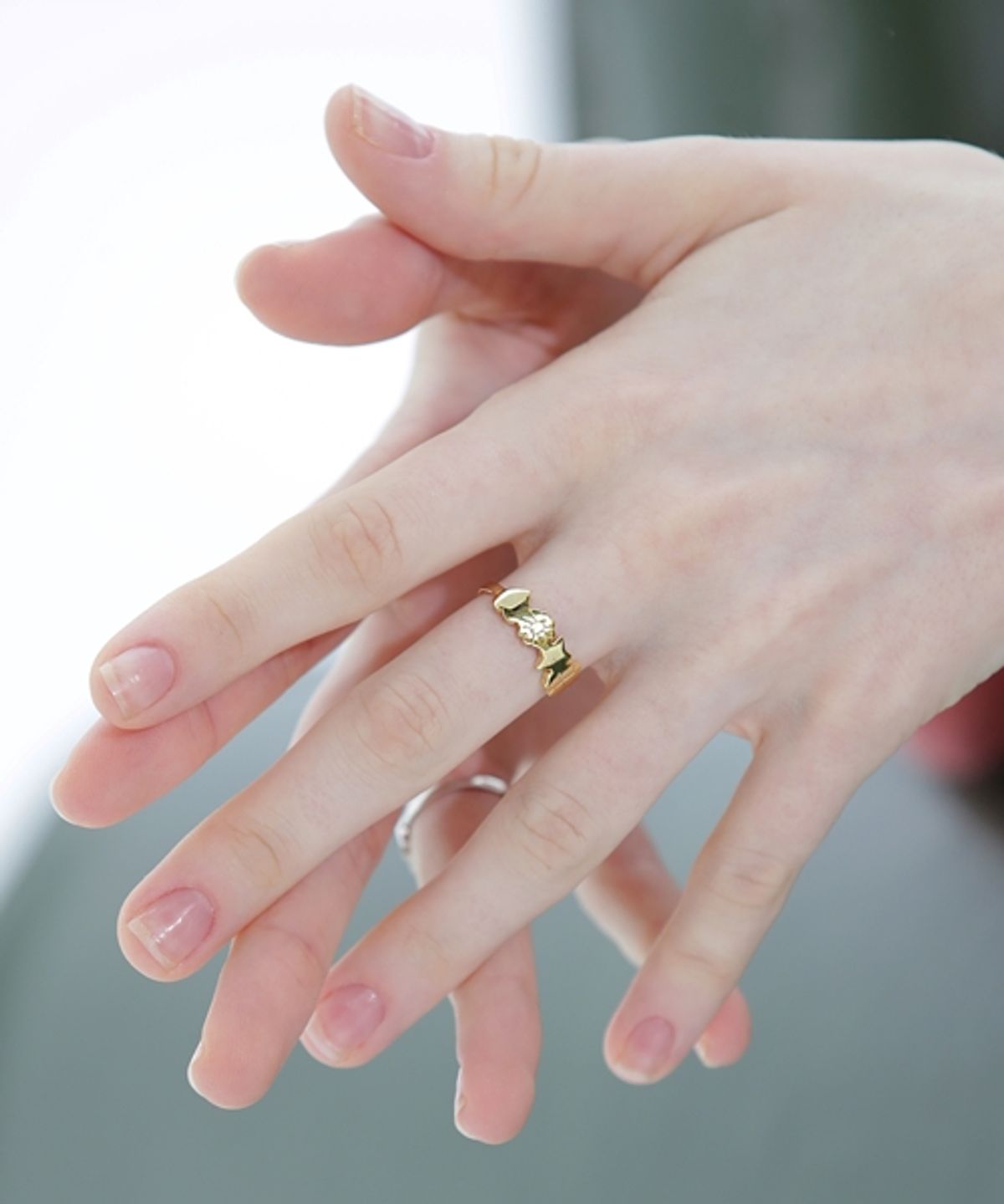 봉보(BONBEAU) Luckyme motives silver gold Ring 럭키미 모티브 925실버 골드 반지