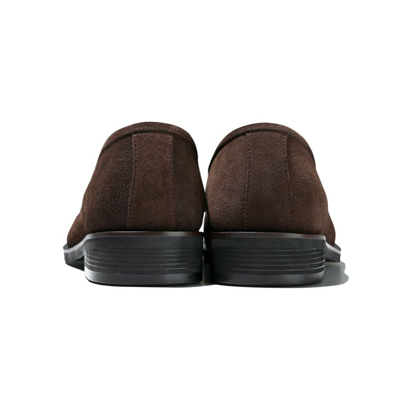 MUSINSA | CUSTOMADE 4cm Suede Penny Loafer Pearson (CR0047)