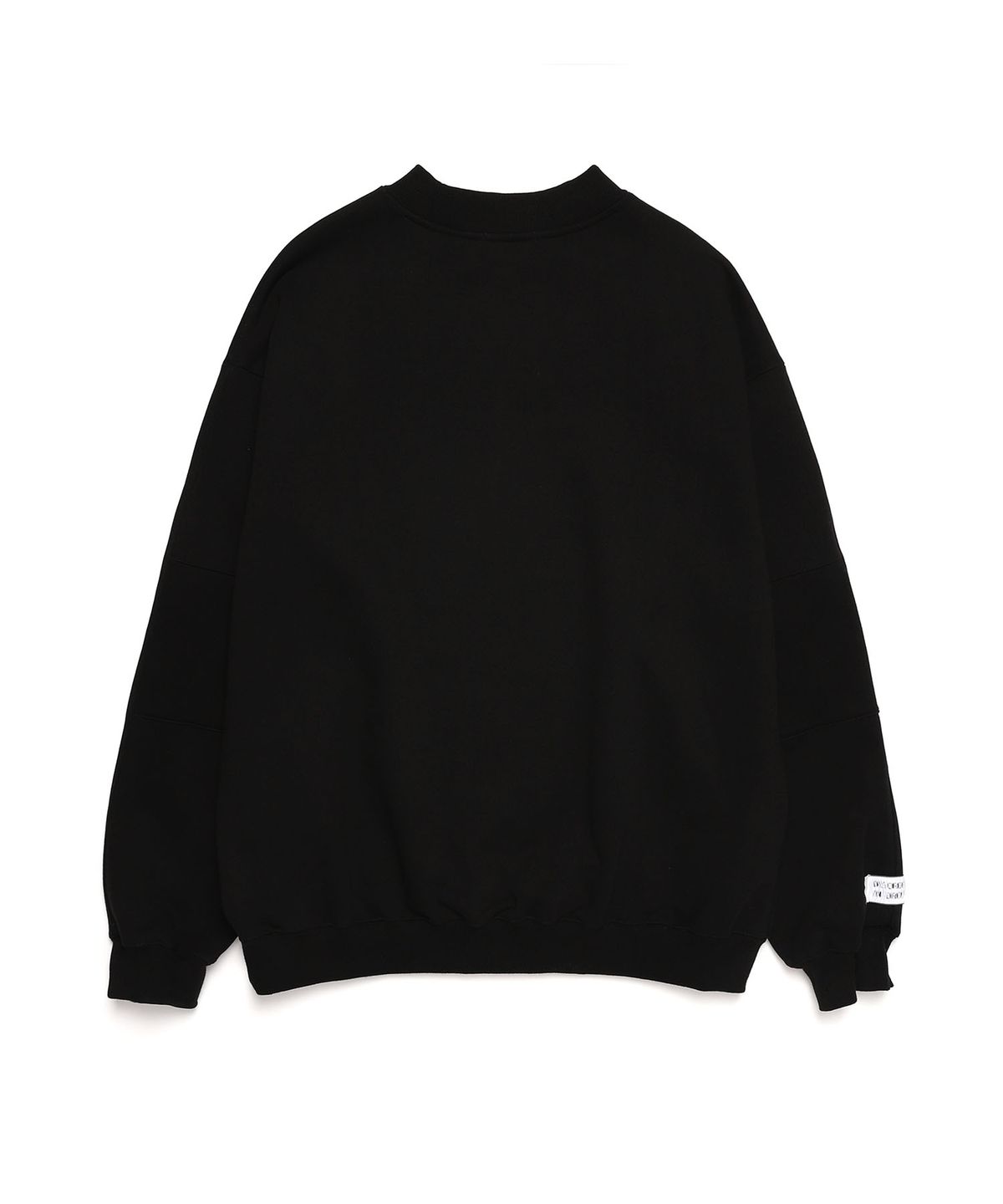 일레딧(ILLEDIT) HALFNECK RIB SWEATSHIRT BLACK
