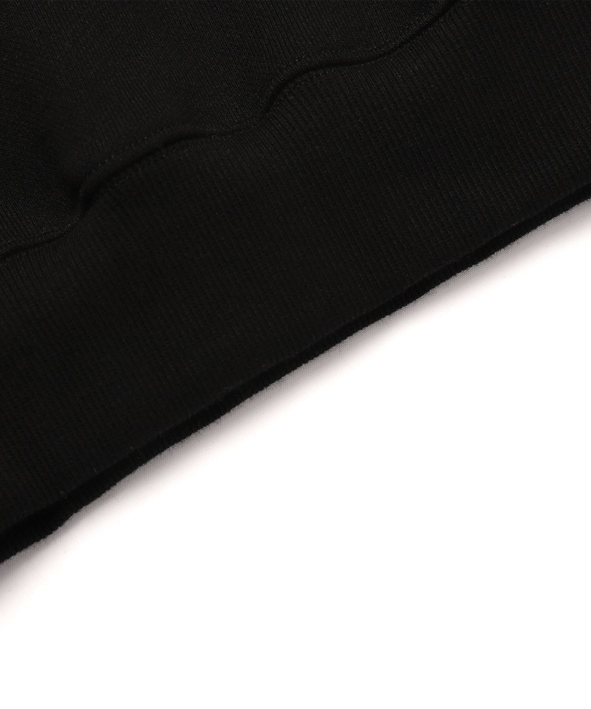 일레딧(ILLEDIT) HALFNECK RIB SWEATSHIRT BLACK