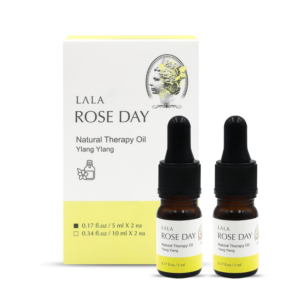 라라 로즈데이(LALA ROSEDAY) 천연 이너퍼퓸 Y존케어 스포이드타입 2개입 세트