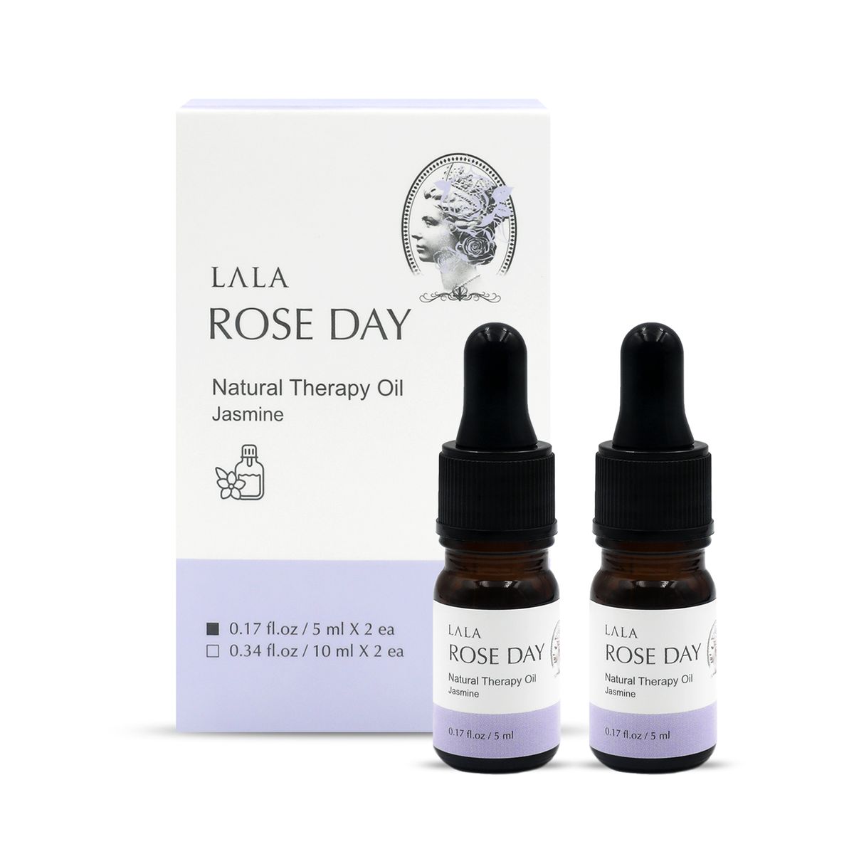 라라 로즈데이(LALA ROSEDAY) 천연 이너퍼퓸 Y존케어 스포이드타입 2개입 세트