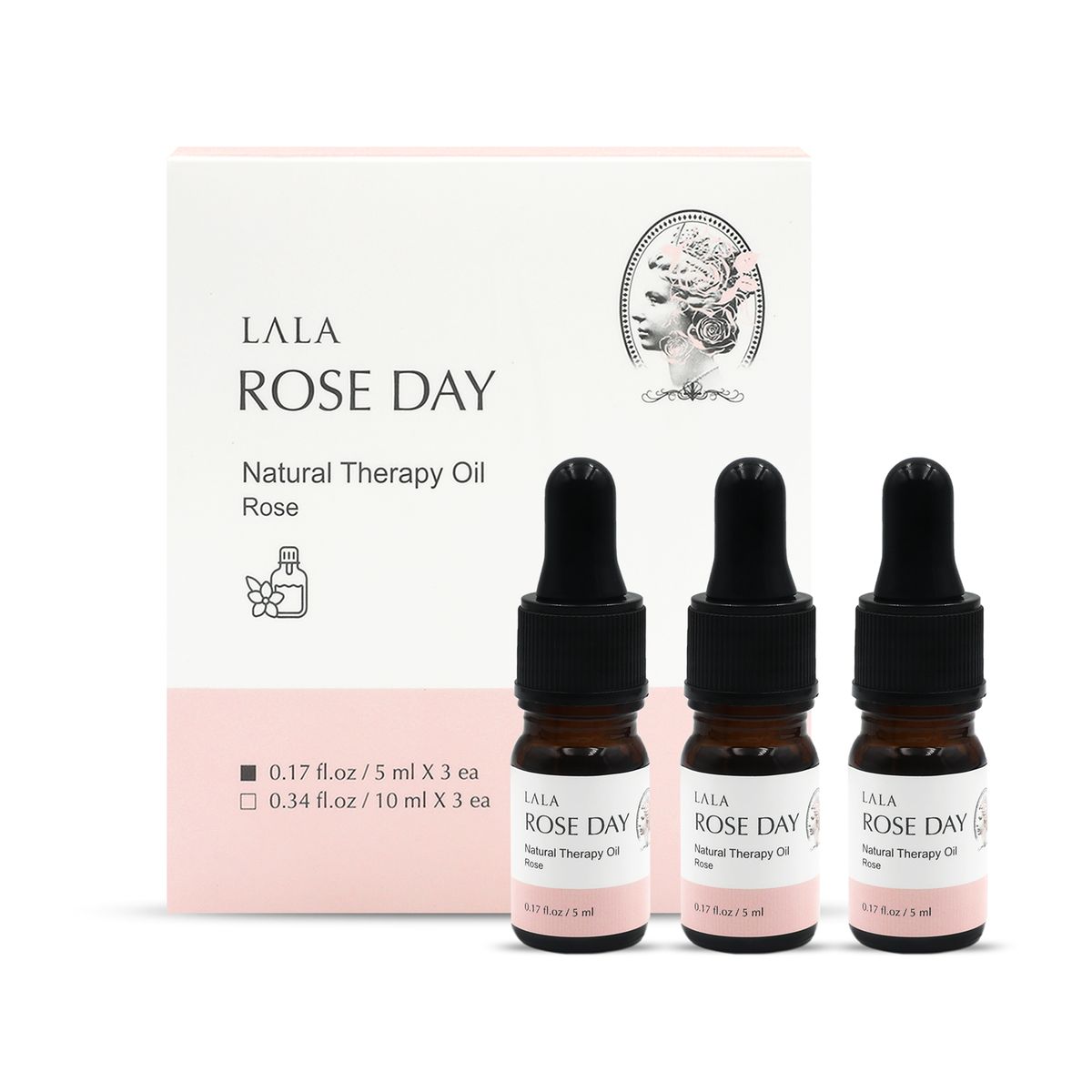 라라 로즈데이(LALA ROSEDAY) 천연 이너퍼퓸 Y존케어 스포이드타입 3개입 세트