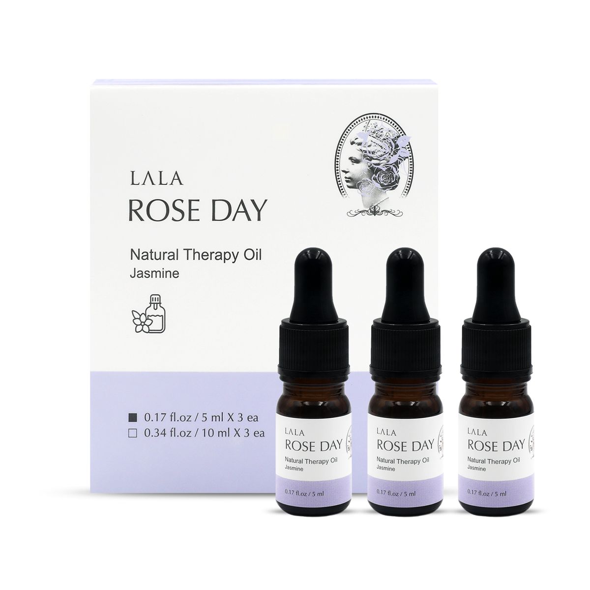 라라 로즈데이(LALA ROSEDAY) 천연 이너퍼퓸 Y존케어 스포이드타입 3개입 세트