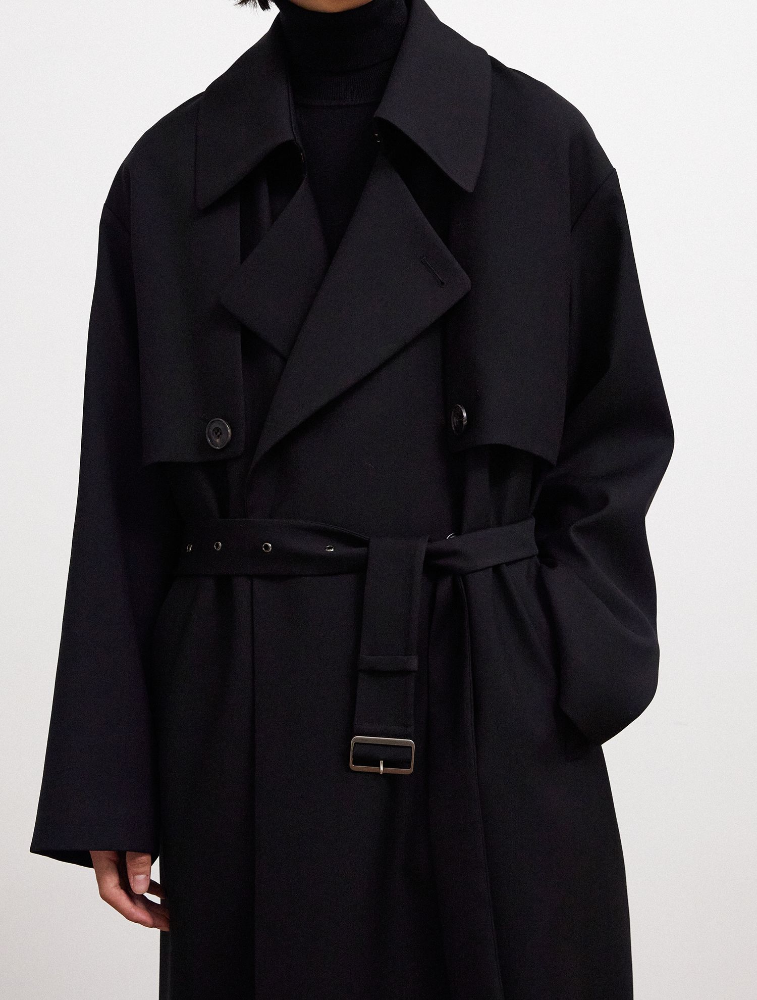 COLLAR LESS COAT (ES13C-02) | ESSAY / Jacket (MEN