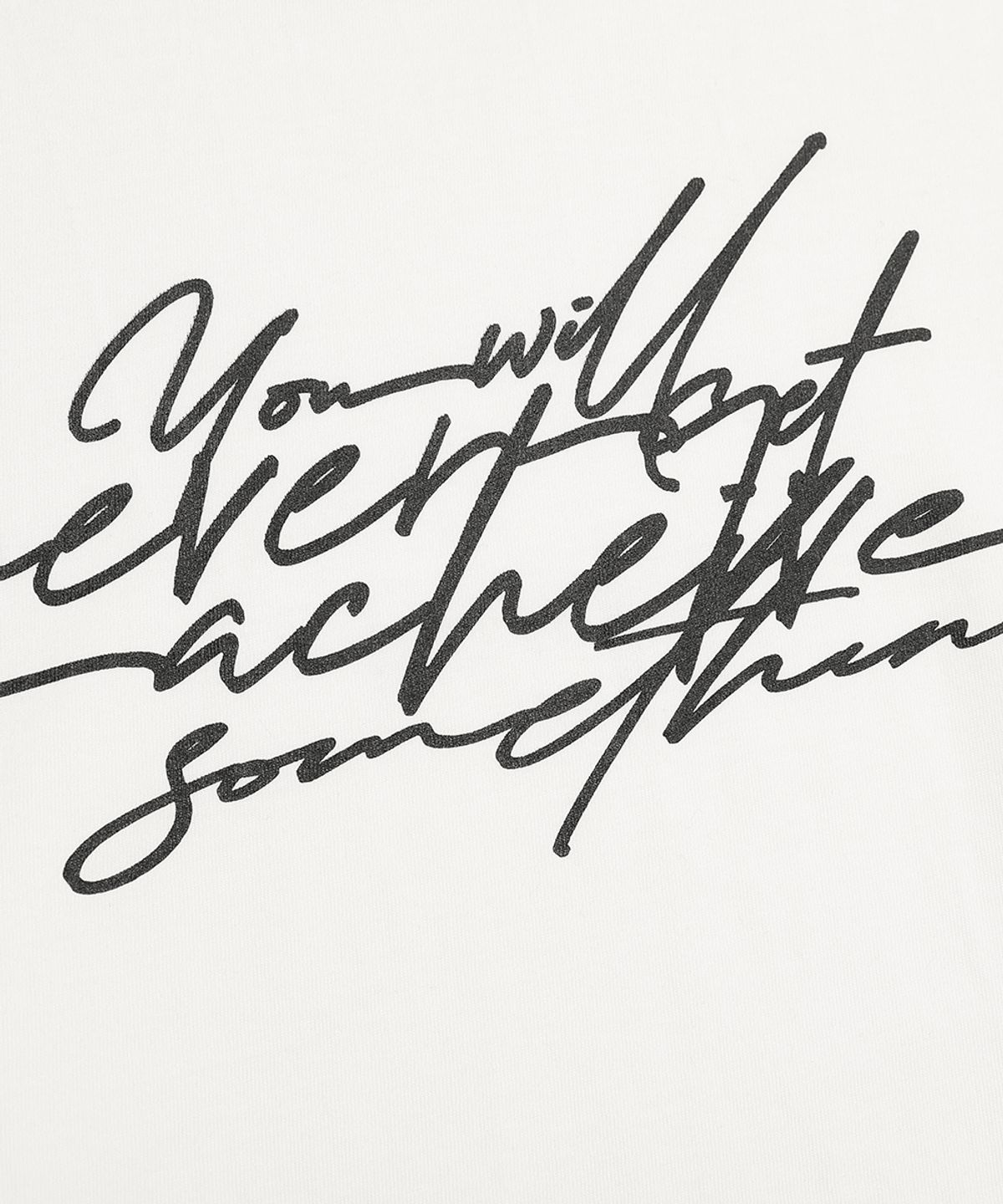 리베레(LIBERE) CURSIVE LONG SLEEVE / WHITE