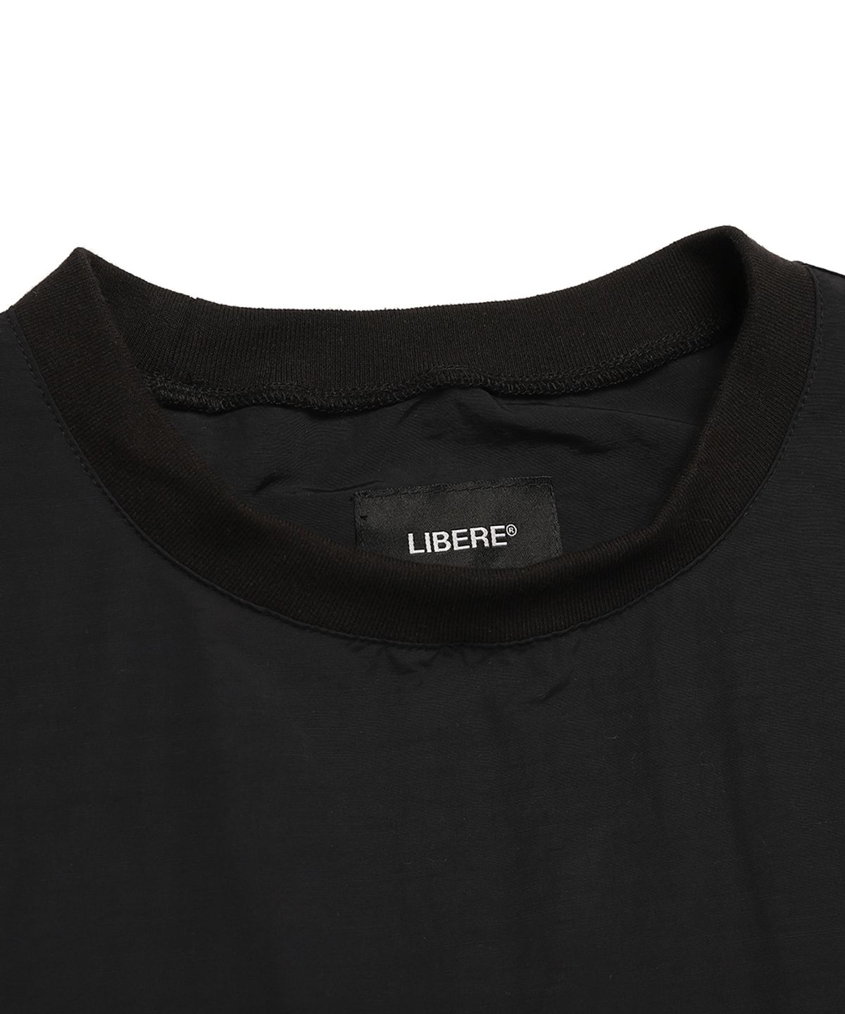 리베레(LIBERE) PULL OVER POCKET SHIRTS / BLACK