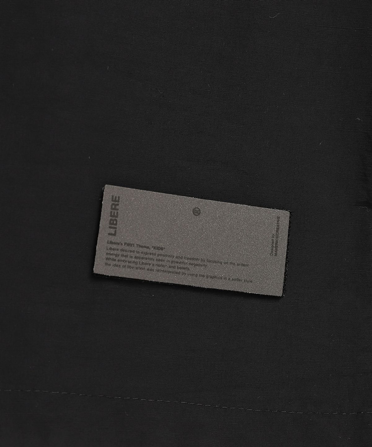 리베레(LIBERE) PULL OVER POCKET SHIRTS / BLACK