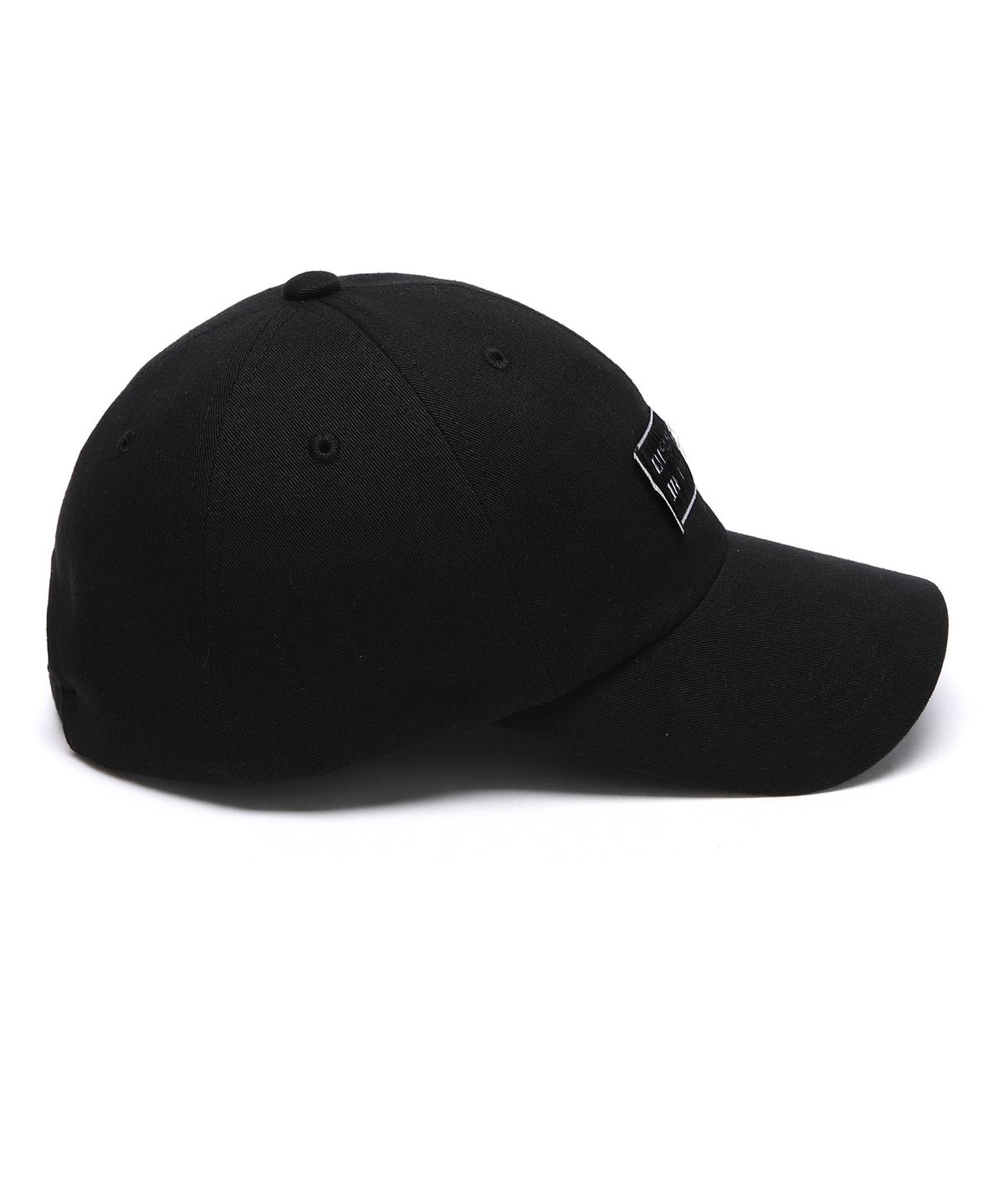 일레딧(ILLEDIT) BASIC LABEL BALLCAP BLACK
