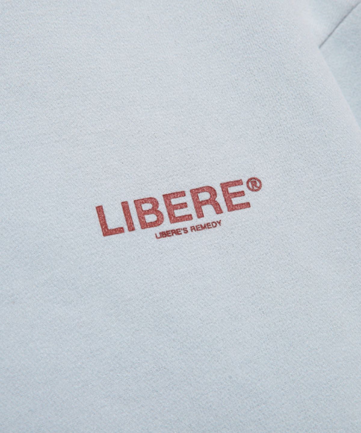 리베레(LIBERE) MOCKNECK SWEATSHIRTS / LIGHT BLUE