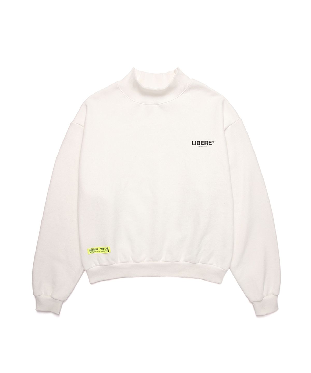 리베레(LIBERE) MOCKNECK SWEATSHIRTS / NATURAL WHITE