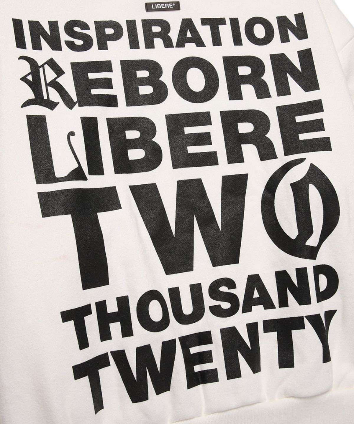 리베레(LIBERE) MOCKNECK SWEATSHIRTS / NATURAL WHITE