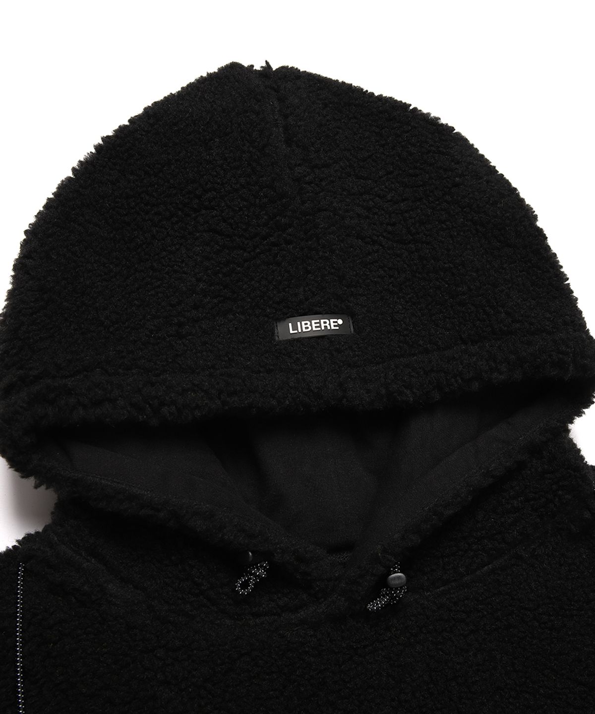리베레(LIBERE) POCKET SHERPA HOOD JACKET / BLACK