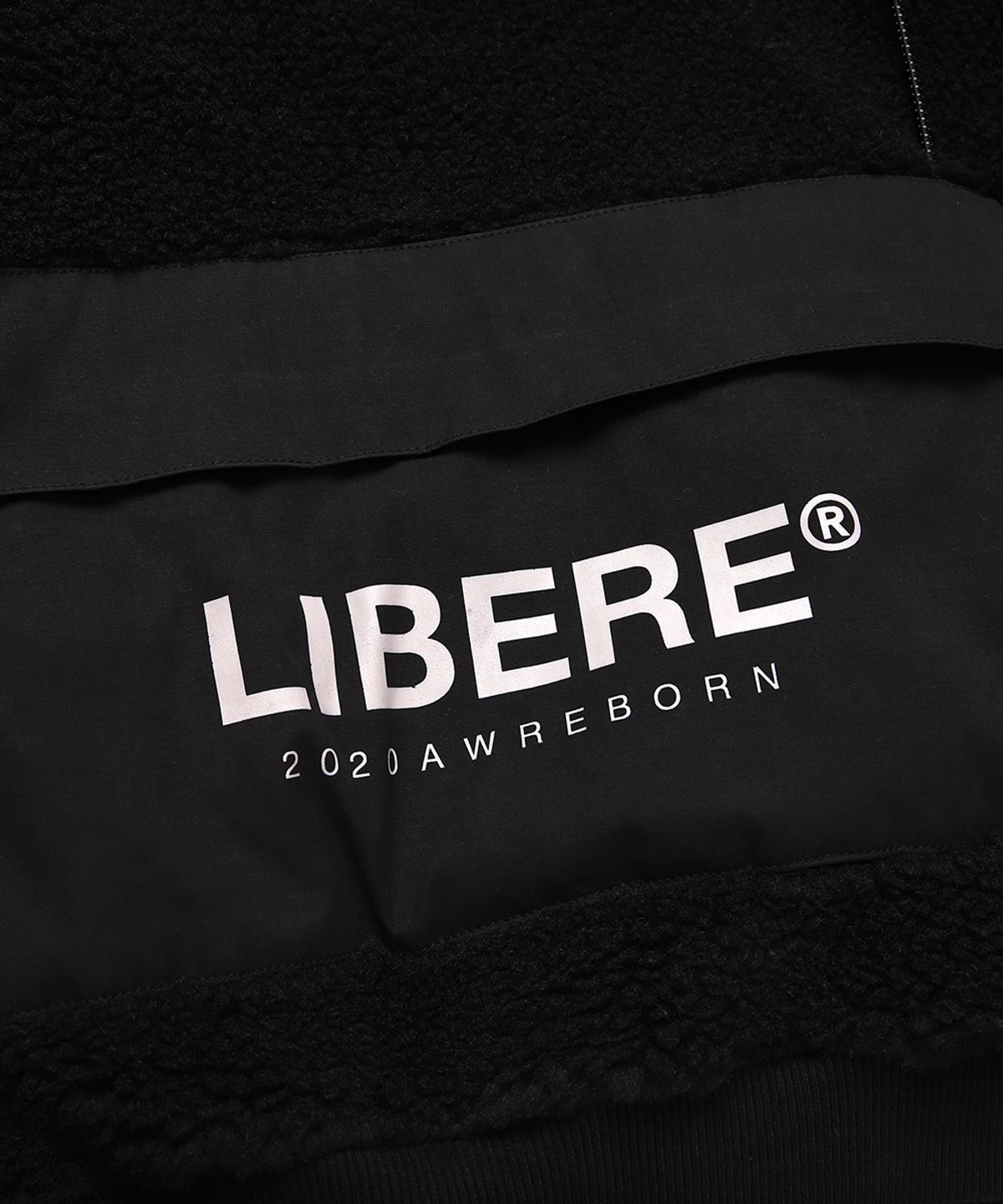 리베레(LIBERE) POCKET SHERPA HOOD JACKET / BLACK