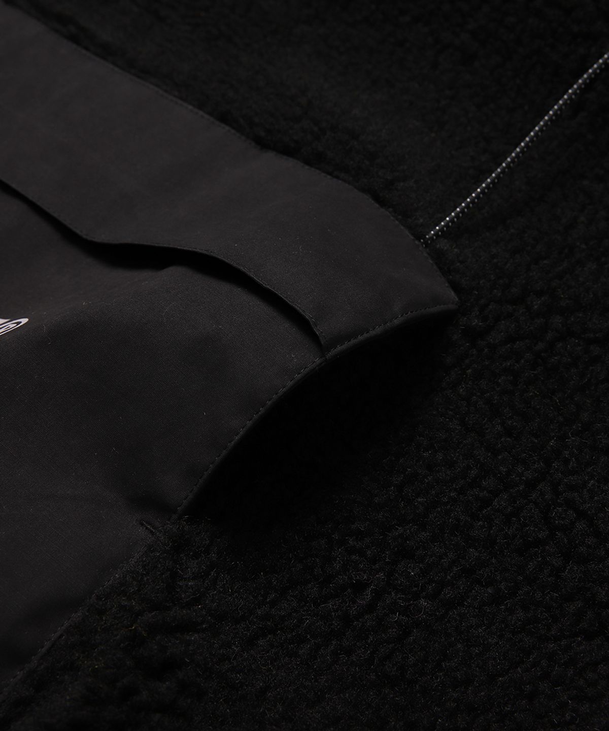 리베레(LIBERE) POCKET SHERPA HOOD JACKET / BLACK