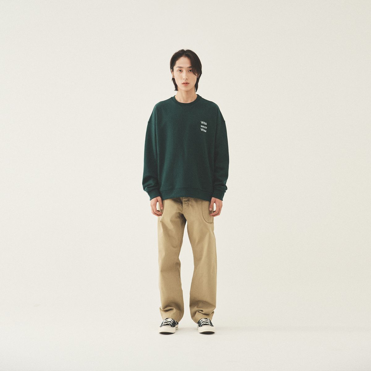 아주르(AZUR) #2 스웻셔츠 그린