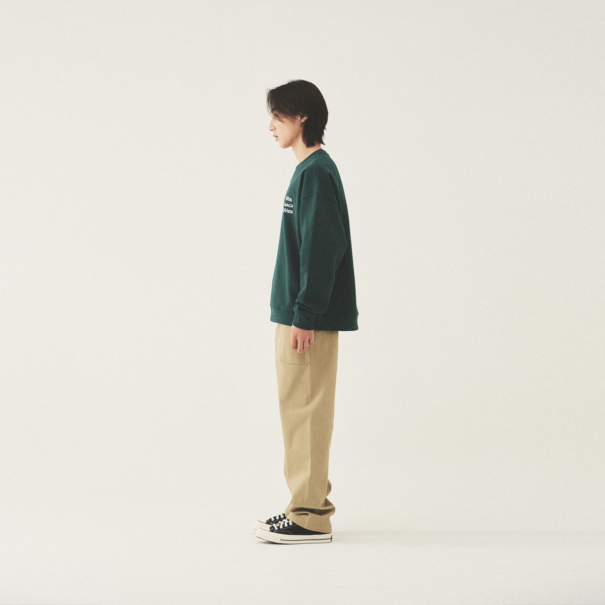 아주르(AZUR) #2 스웻셔츠 그린