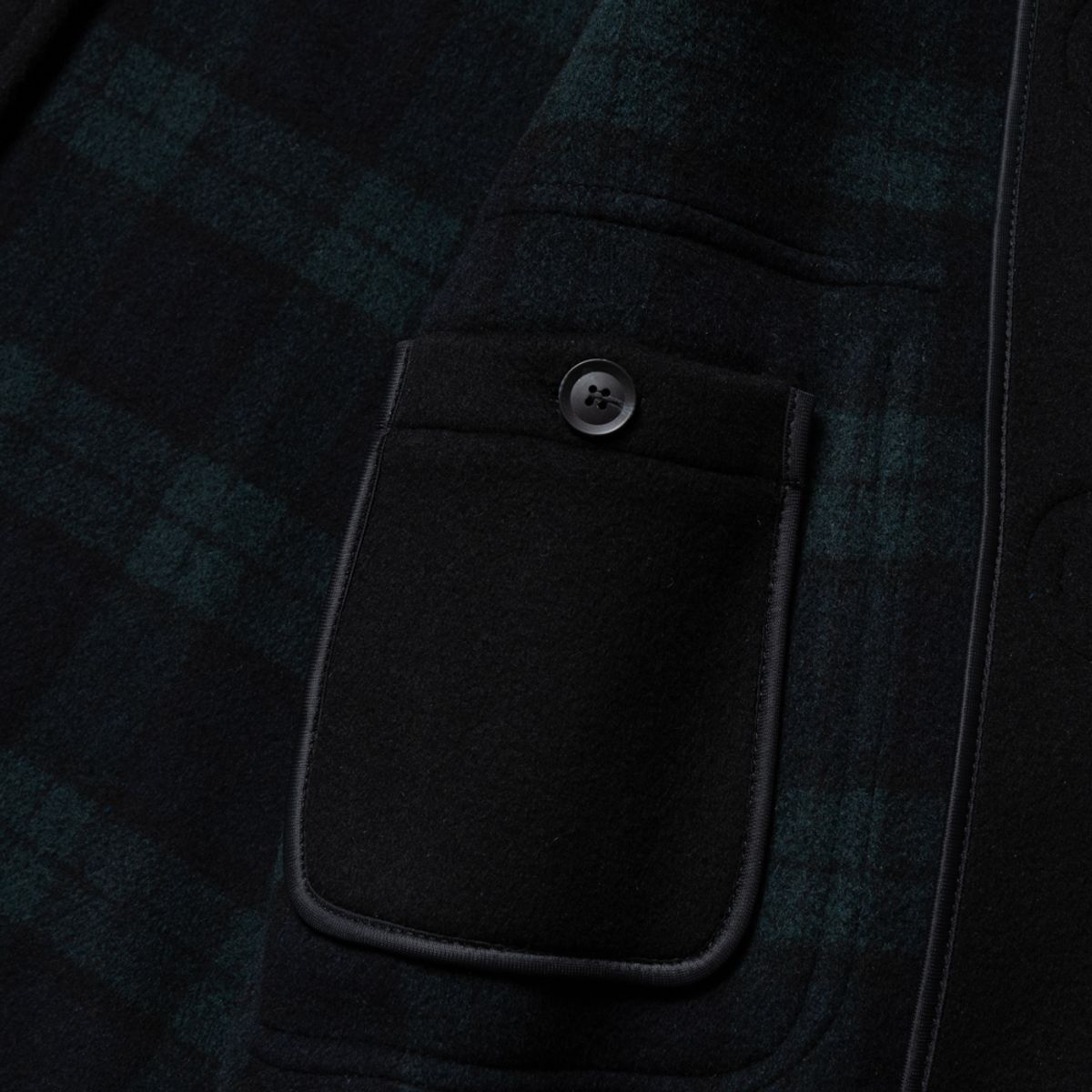 런던트레디션(LONDONTRADITION) Mens Erica Duffle Coat - Black BW5