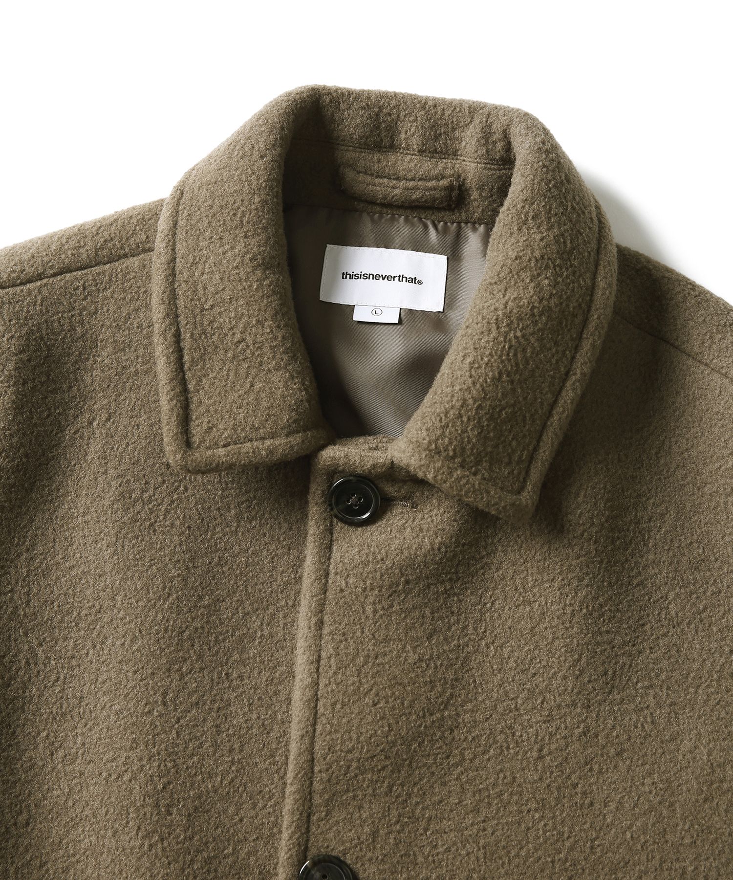 MUSINSA公式 | thisisneverthat Wool Trench Coat Camel