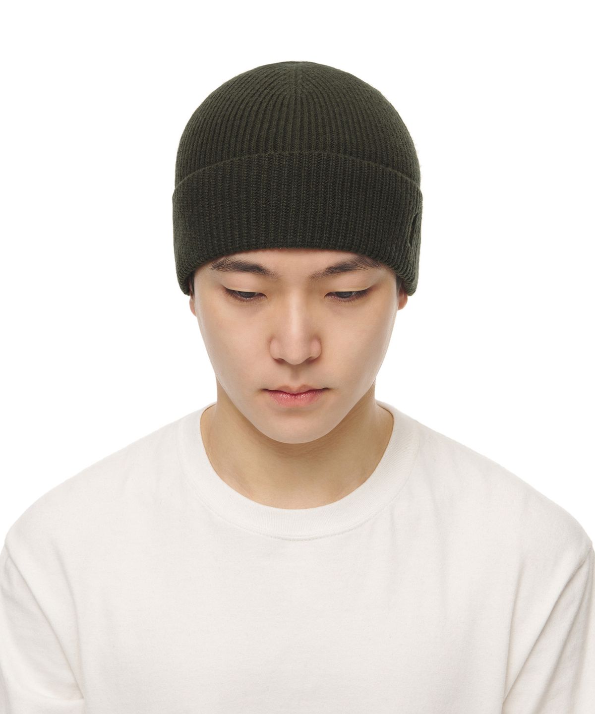 폴로 랄프 로렌(POLO RALPH LAUREN) 시그니처 포니 울 블렌드 비니 - 그린