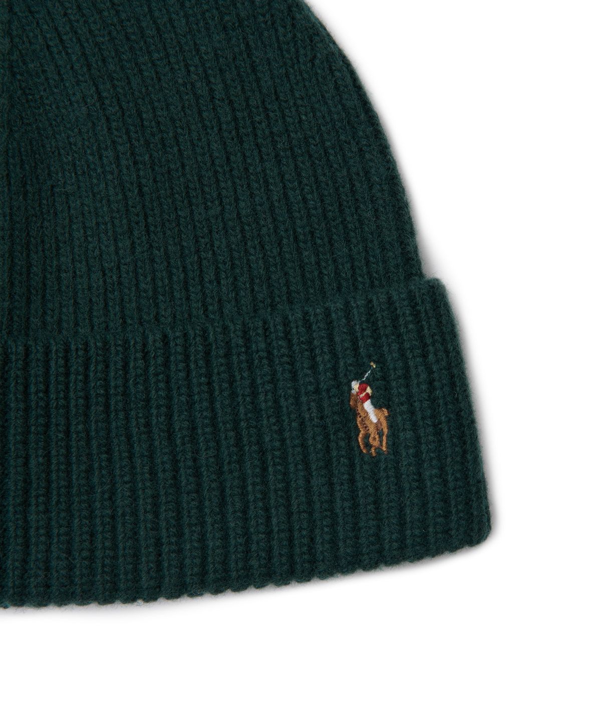 폴로 랄프 로렌(POLO RALPH LAUREN) 시그니처 포니 울 블렌드 비니 - 그린