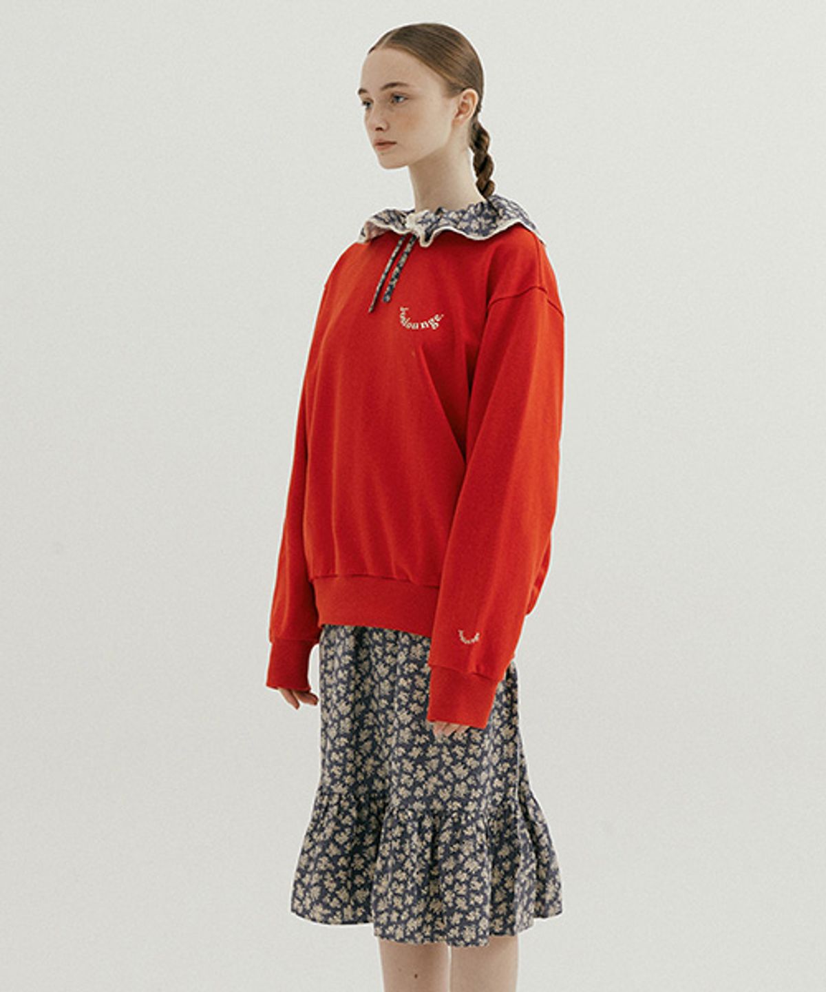 조스라운지(JO'S LOUNGE) Room Sweat Shirt Red