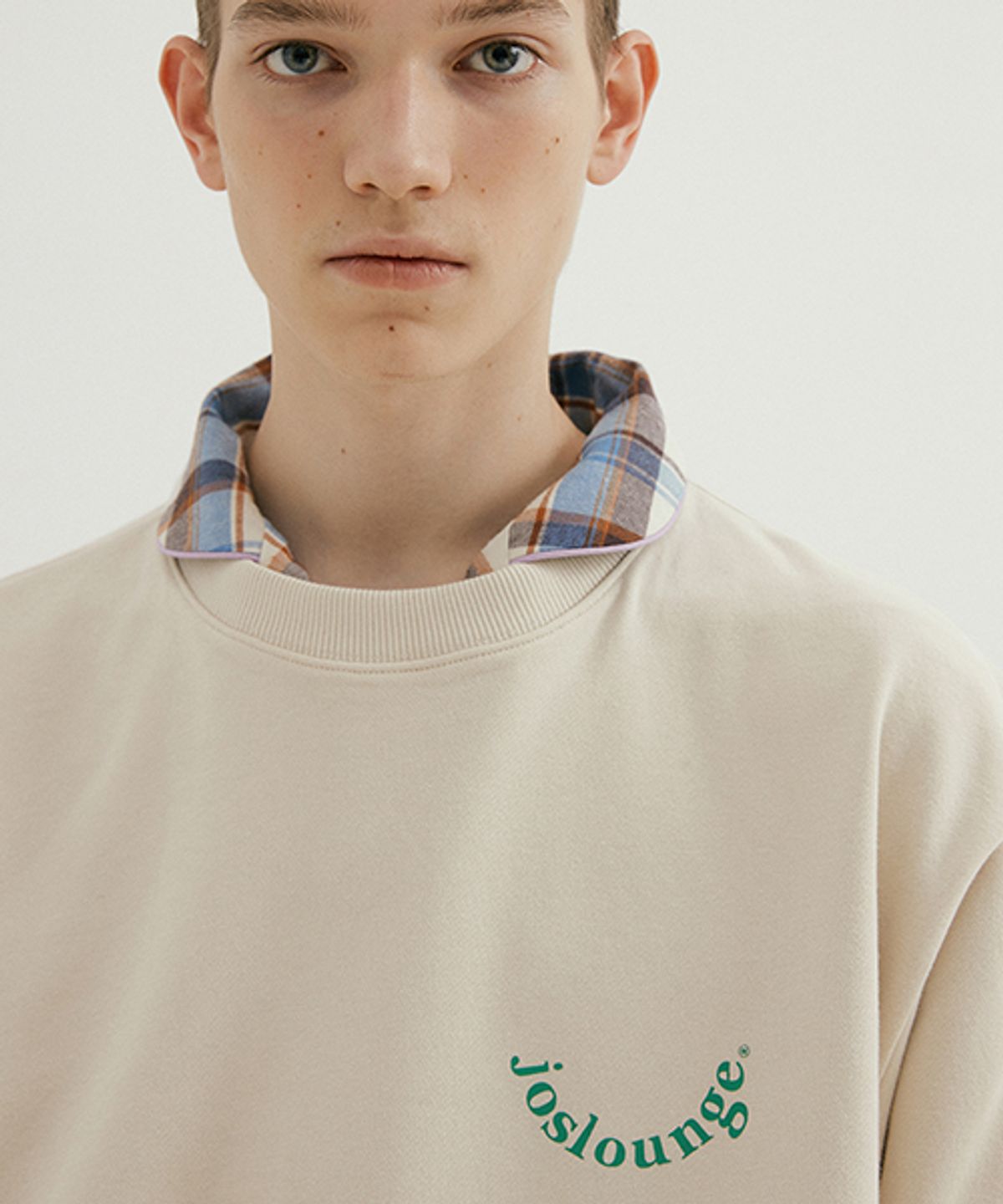 조스라운지(JO'S LOUNGE) Room Sweat Shirt Beige