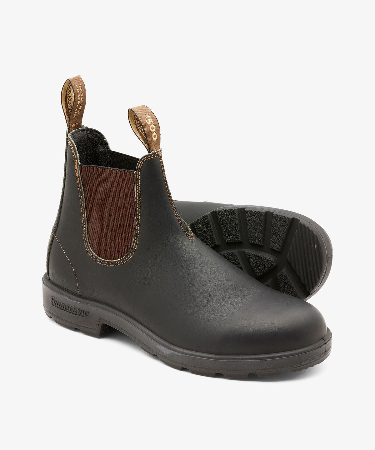 블런드스톤(BLUNDSTONE) ORIGINAL 500 첼시부츠_스타우트 브라운
