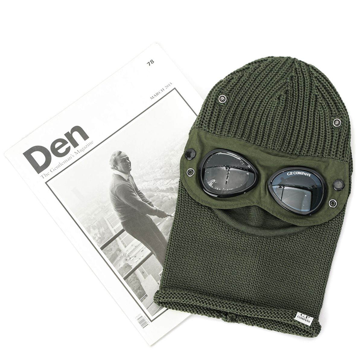 씨피 컴퍼니(CP Company) 21FW 11CMAC275A 665 고글 울 바라클라바 비니