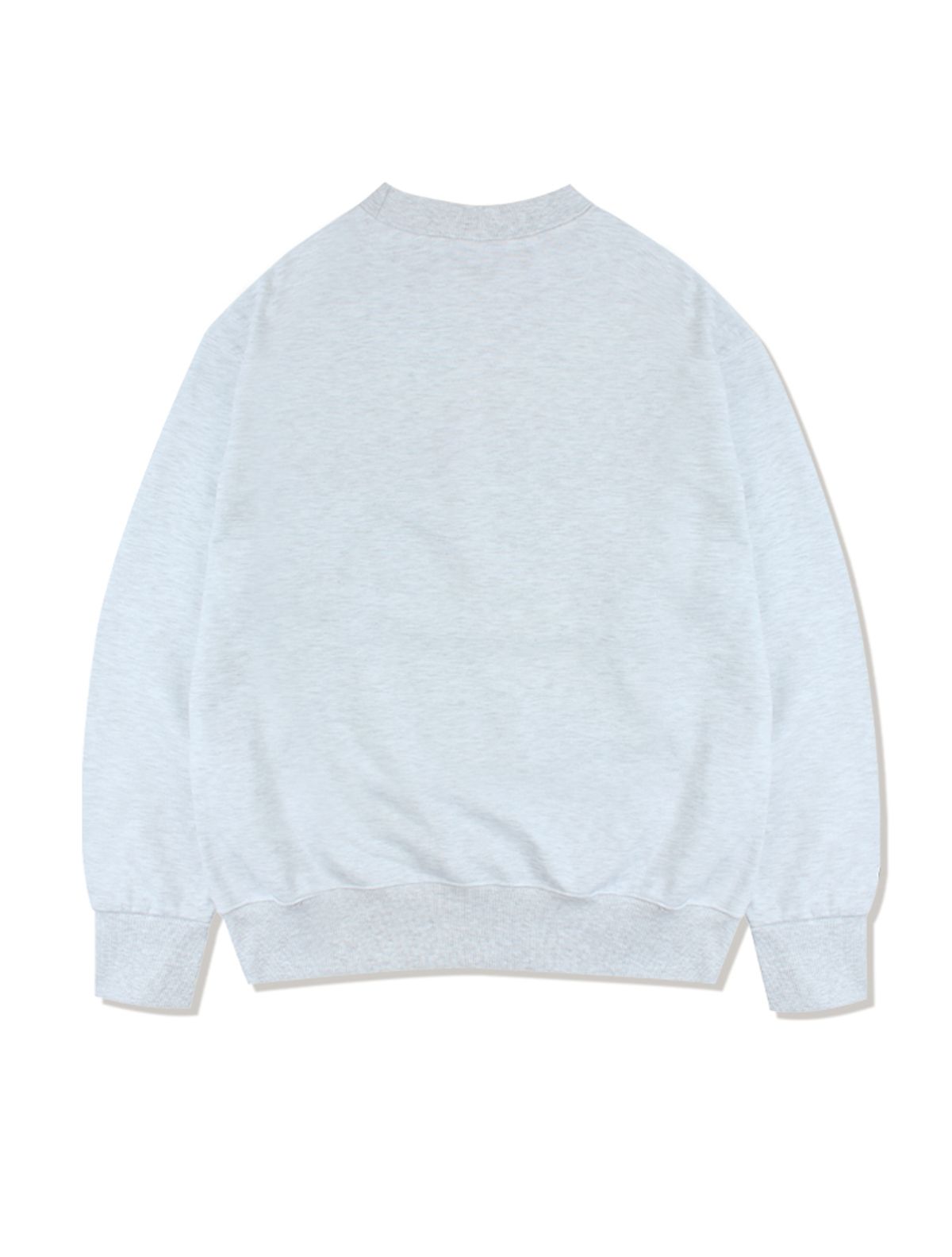 라 메종 스튜디오(LA MAISON STUDIO) UNISEX 레귤러핏 발포자수 맨투맨 라이트그레이(FCB3TS326M)