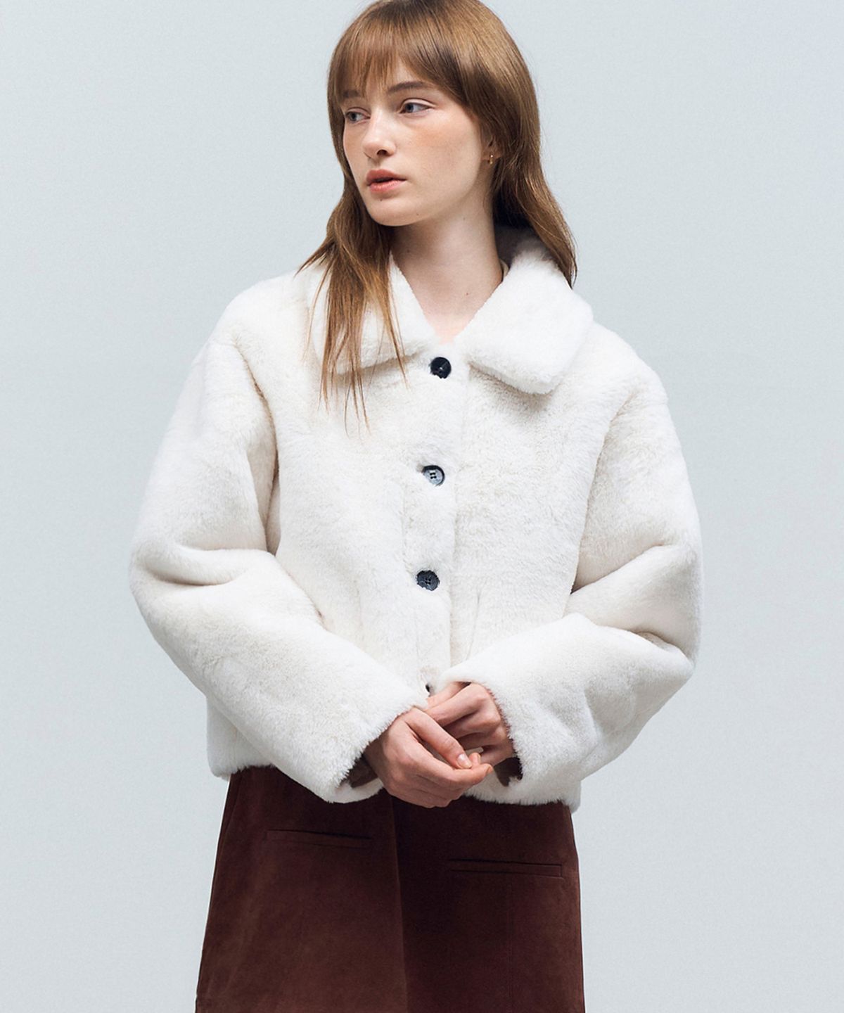 도프셉(DOFFSEPT) Reversible Point Mustang in Ivory