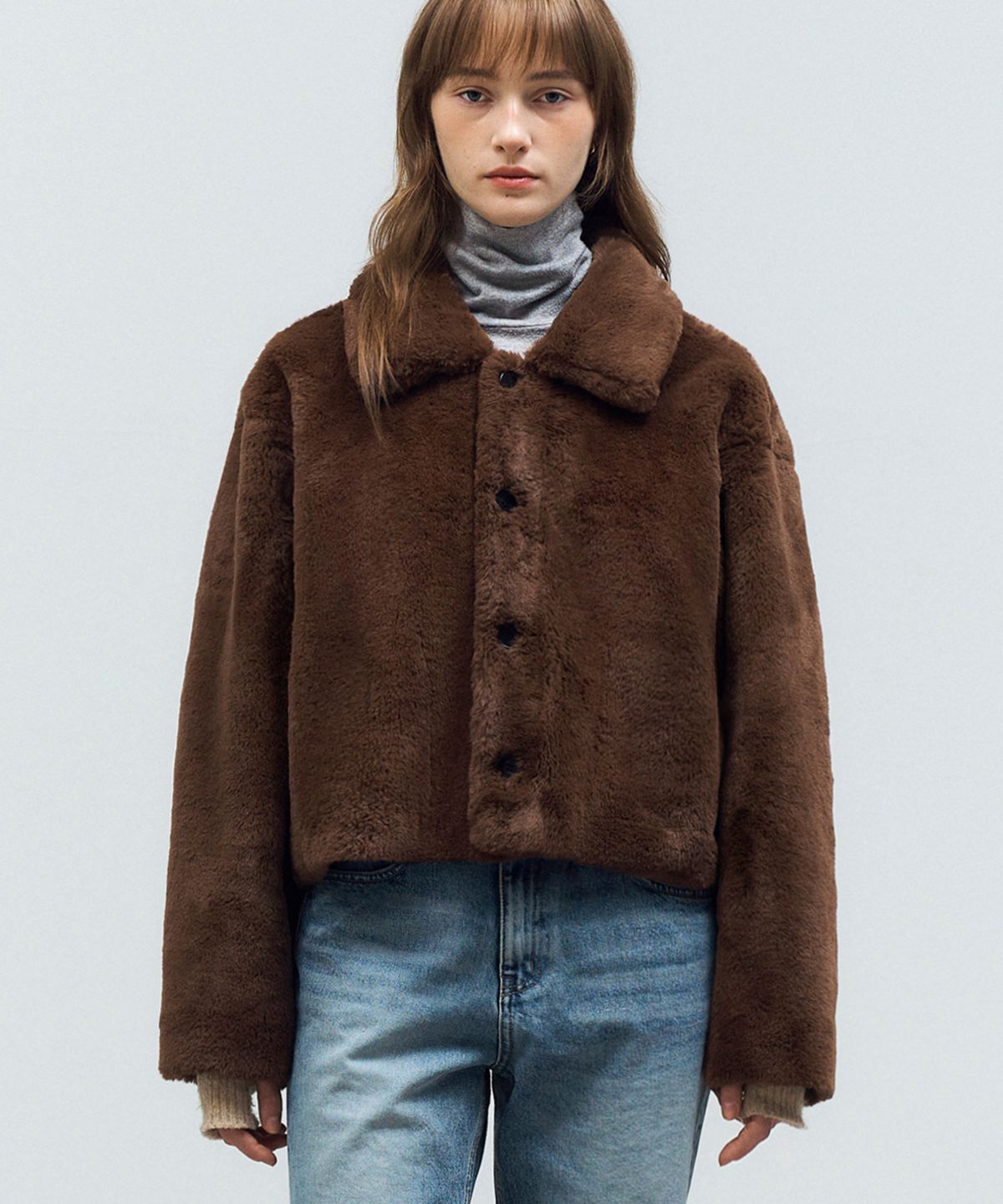 도프셉(DOFFSEPT) Reversible Point Mustang in Dark brown
