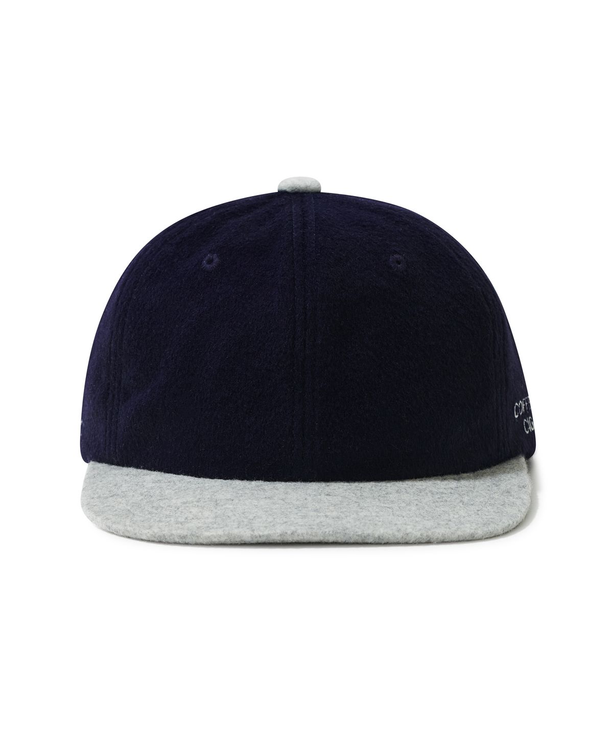 브릭(BRICK) (COFFEE AND CIGARETTE X BRICK) WOOL100 FLANNEL CAP (NAVY)