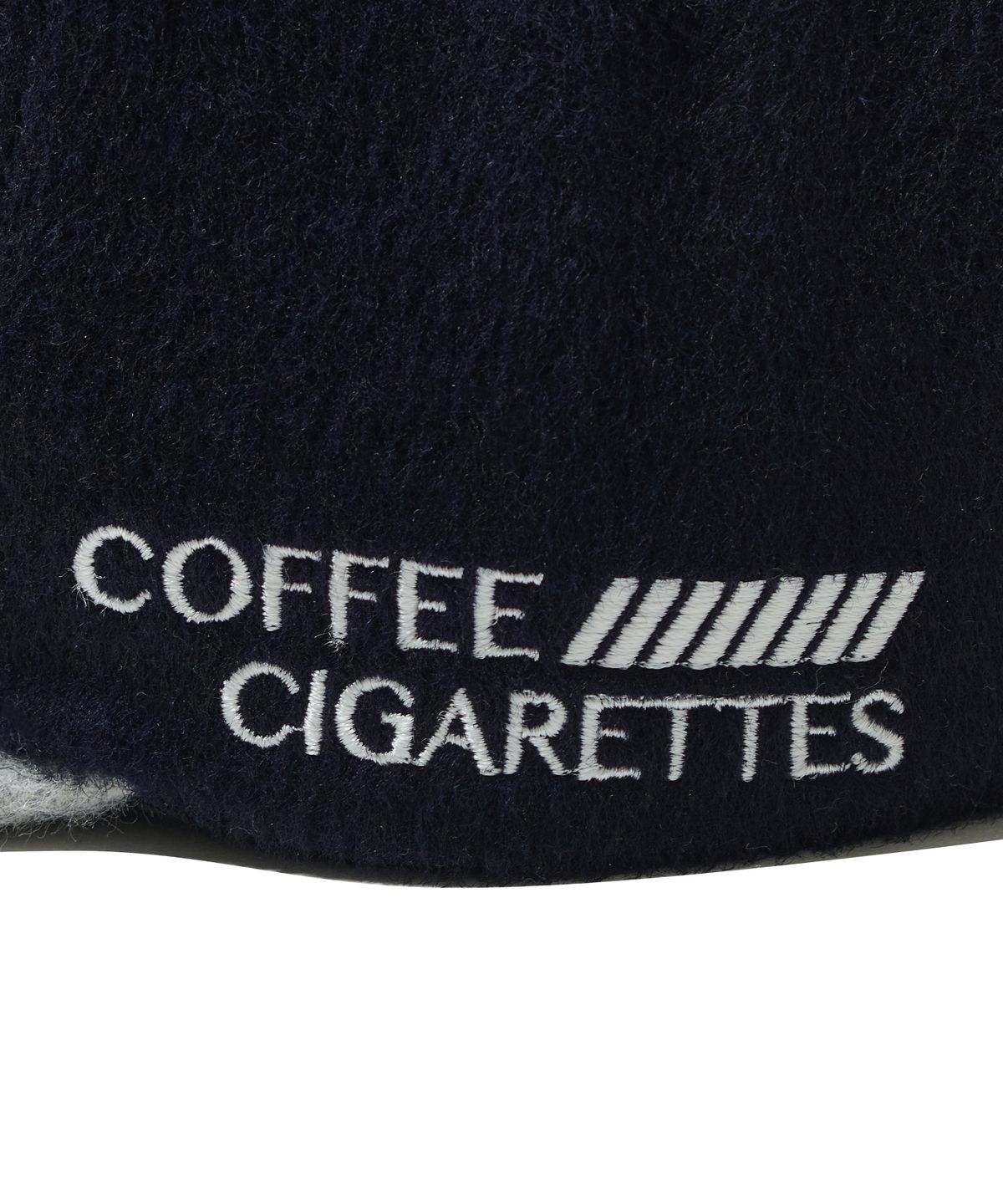 브릭(BRICK) (COFFEE AND CIGARETTE X BRICK) WOOL100 FLANNEL CAP (NAVY)