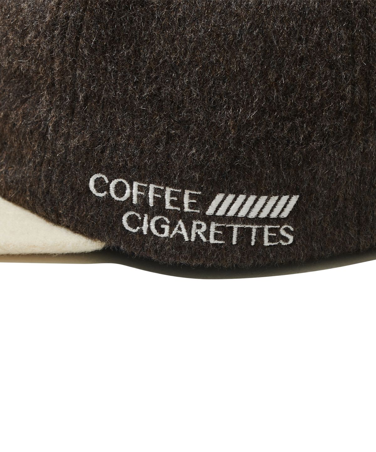 브릭(BRICK) (COFFEE AND CIGARETTE X BRICK) WOOL100 FLANNEL CAP (BROWN)