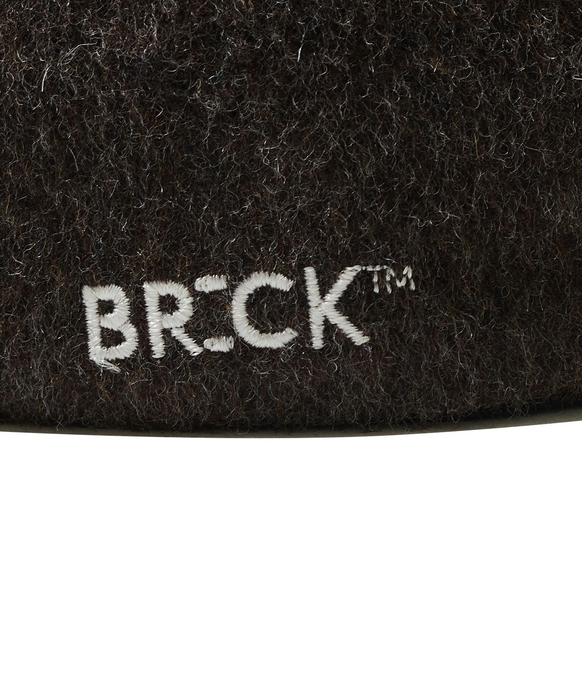 브릭(BRICK) (COFFEE AND CIGARETTE X BRICK) WOOL100 FLANNEL CAP (BROWN)