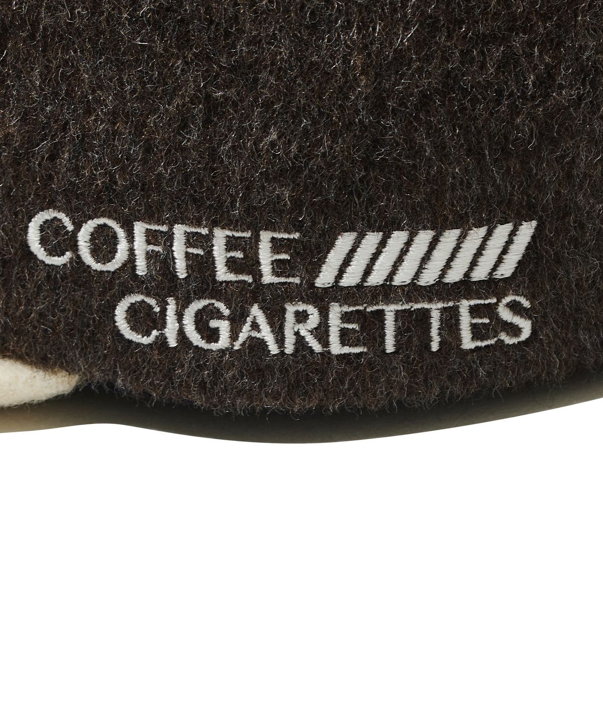 브릭(BRICK) (COFFEE AND CIGARETTE X BRICK) WOOL100 FLANNEL CAP (BROWN)