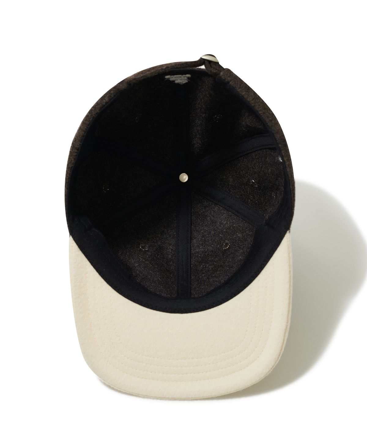 브릭(BRICK) (COFFEE AND CIGARETTE X BRICK) WOOL100 FLANNEL CAP (BROWN)