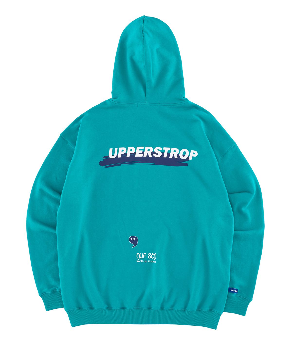어퍼스트롭(UPPERSTROP) [UP9010] 어퍼스트롭 레터링 후디 민트 그린