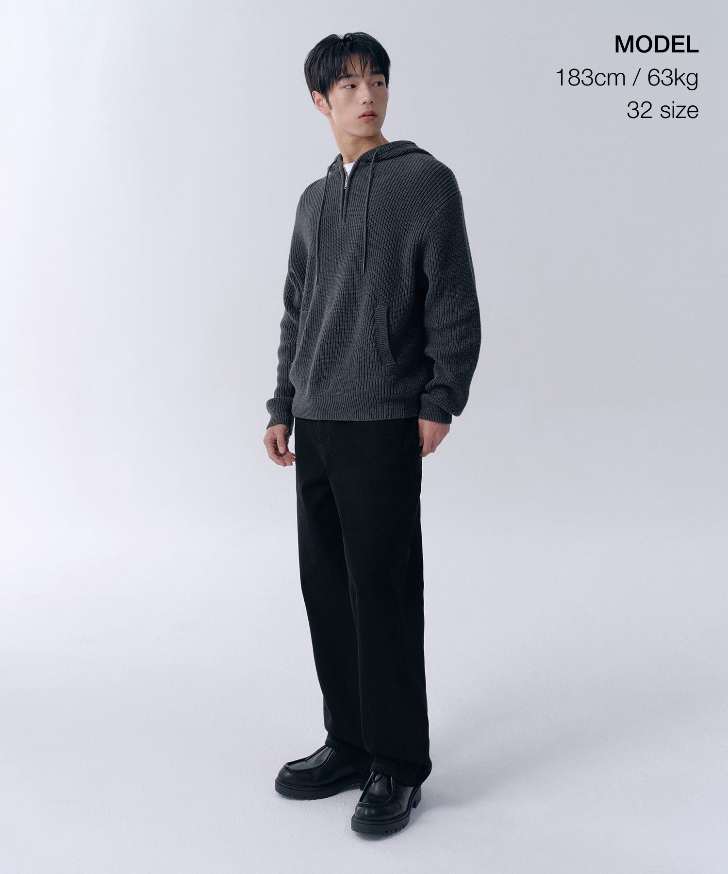 ★MUSINSA STANDARD★ Loose Exhaust Denim Pants Black MMDNP50 MUSINSA | MUSINSA STANDARD Loose Exhaust Denim Pants [Black]