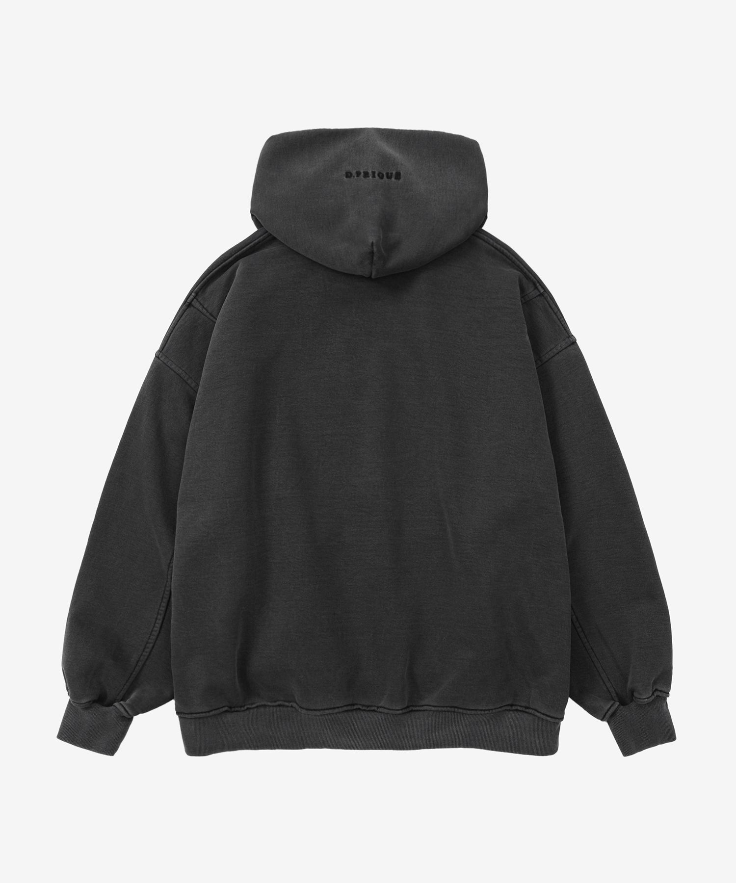 【D.PRIQUE】CLASSIC HOODIE - WASHED BLACK Classic Hoodie - Washed Black / DPRIQUE