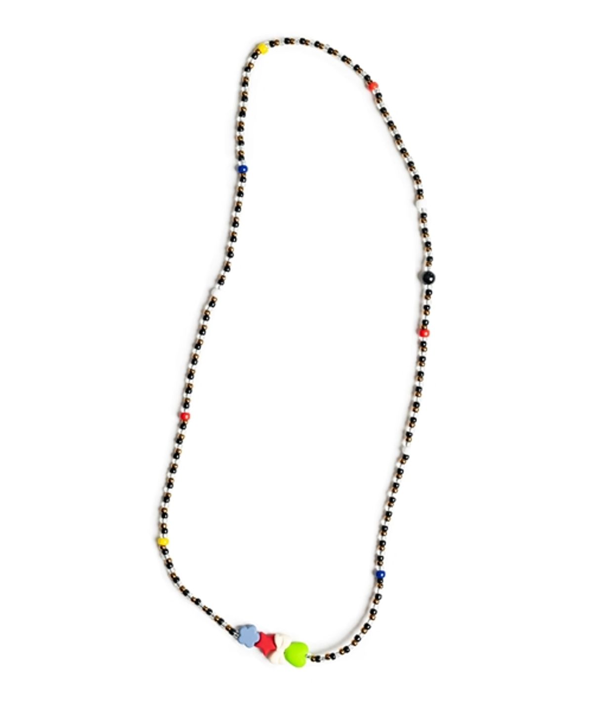 봉보(BONBEAU) Mono lucy color point layered Necklace 모노루시 컬러 포인트 레이어드 비즈 목걸이