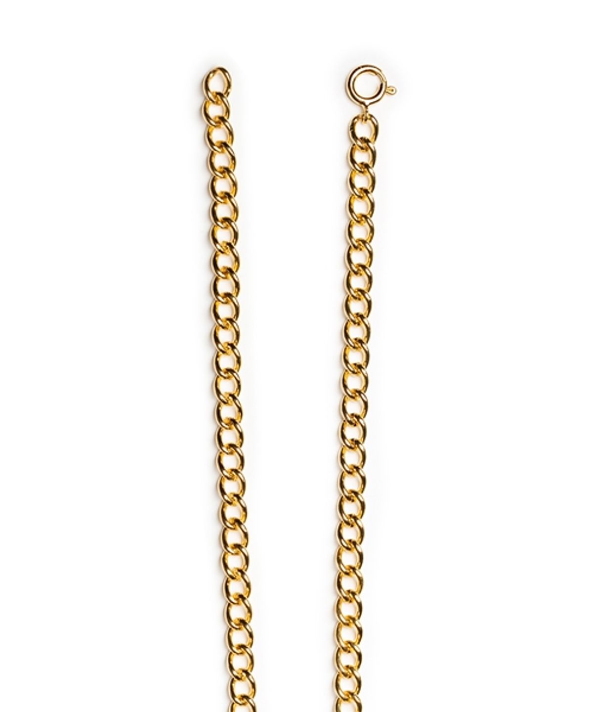 봉보(BONBEAU) Heart smile bold curve chain Necklace  하트 스마일 팬던트 볼드 클립 체인 목걸이