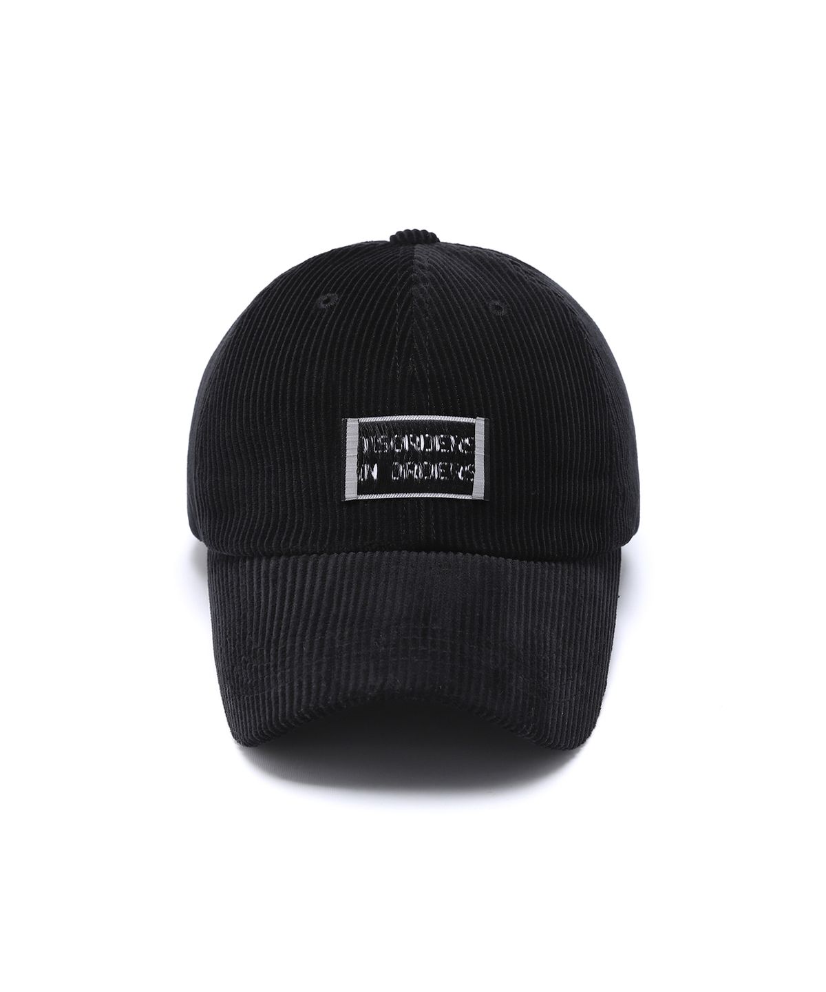일레딧(ILLEDIT) CORDUROY LABEL BALLCAP BLACK