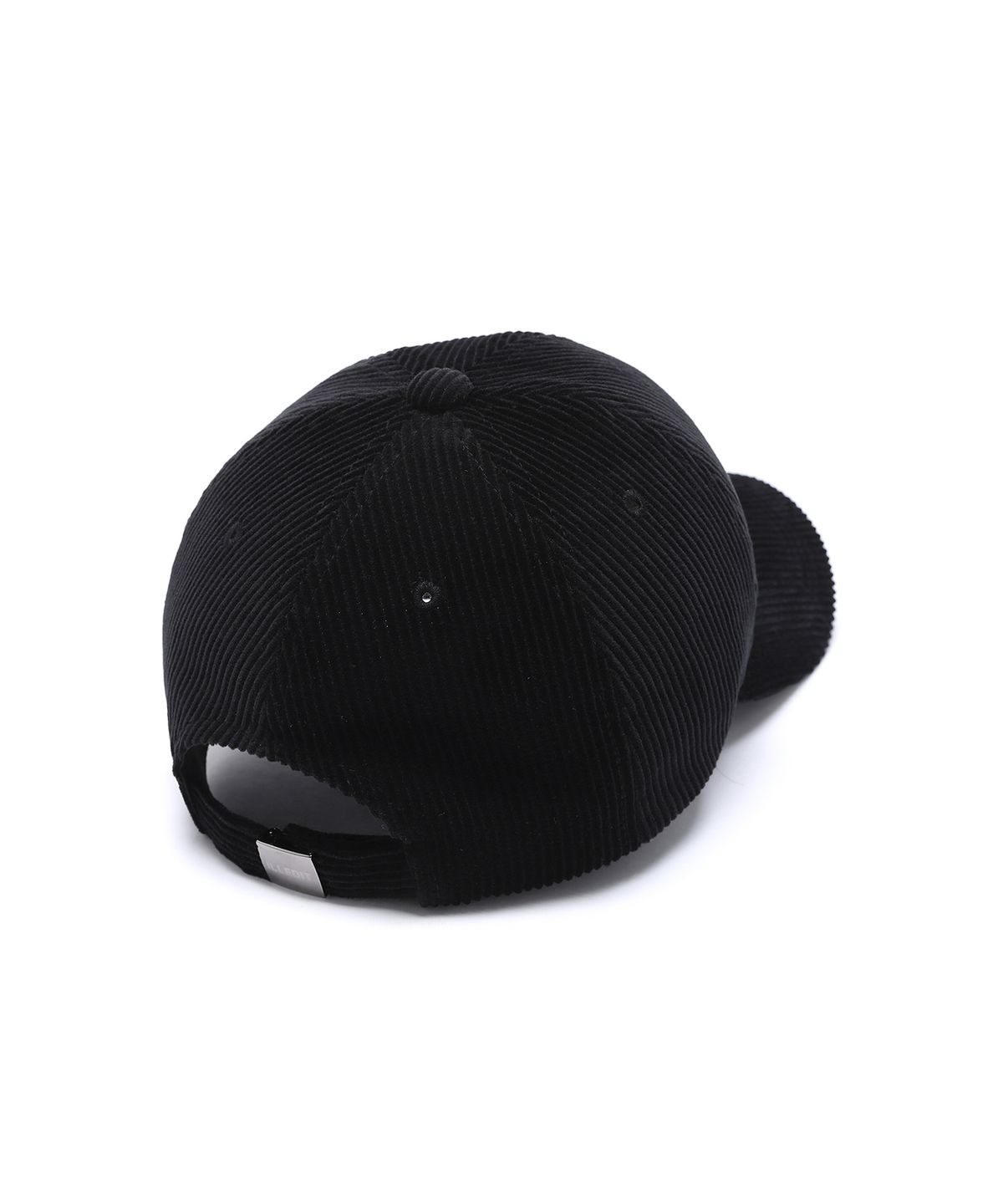 일레딧(ILLEDIT) CORDUROY LABEL BALLCAP BLACK