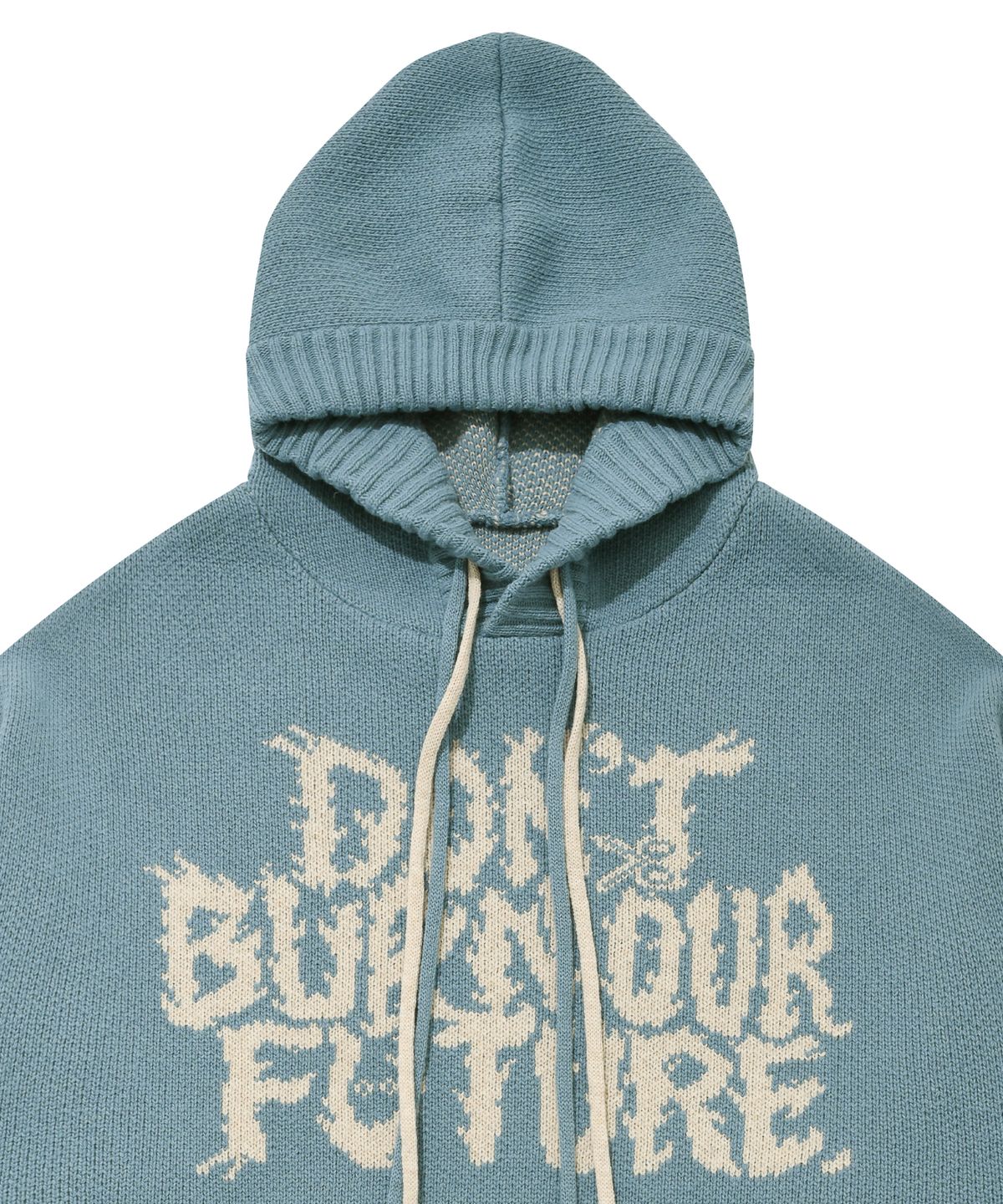 아조바이아조(AJOBYAJO) [PBA] DBOF Wool Knit Hoodie [SKY BLUE]