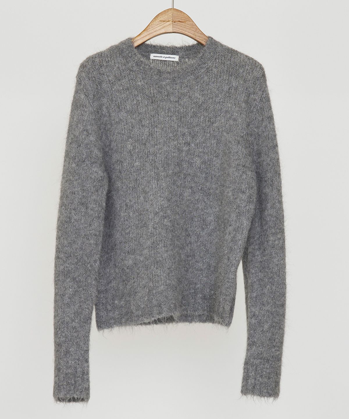 마누엘 에 기욤(MANUELLE ET GUILLAUME) Alpaca grey knit